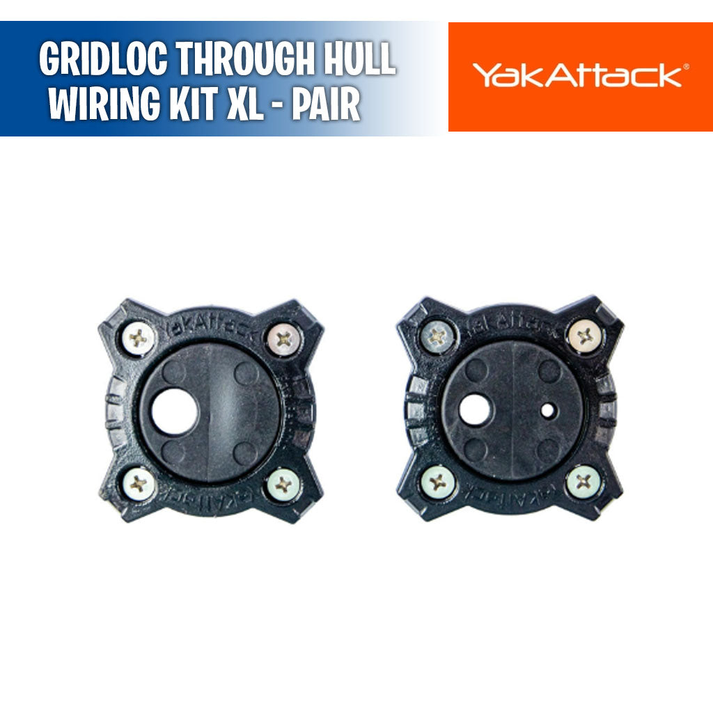 GridLoc Through Hull Wiring Kit XL Pair - YakAttack | Fishing Depot.mx