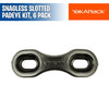 Snagless Slotted Padeye Kit, 6 Pack - YakAttack