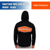 YakAttack Topo Logo UPF 50+ Hoodie - Black - YakAttack