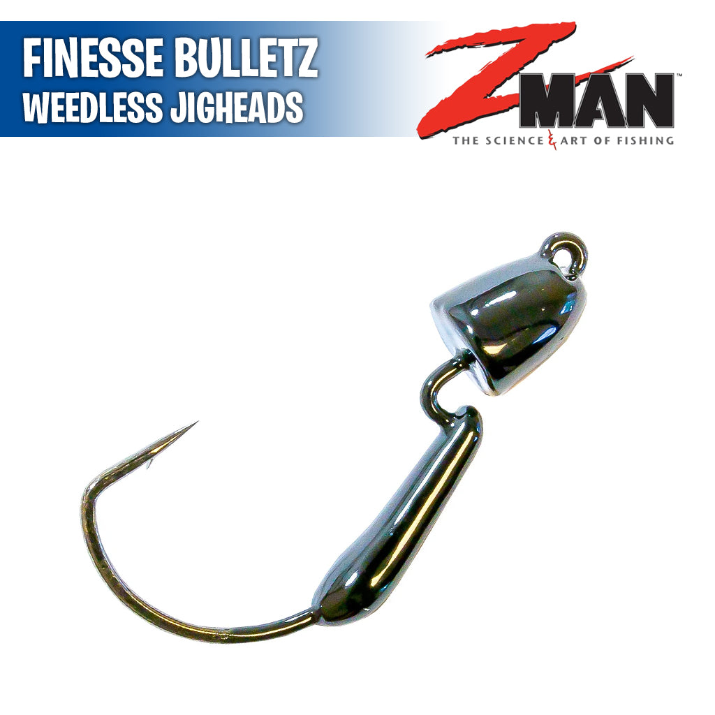 Finesse BulletZ Weedless Jigheads - Zman