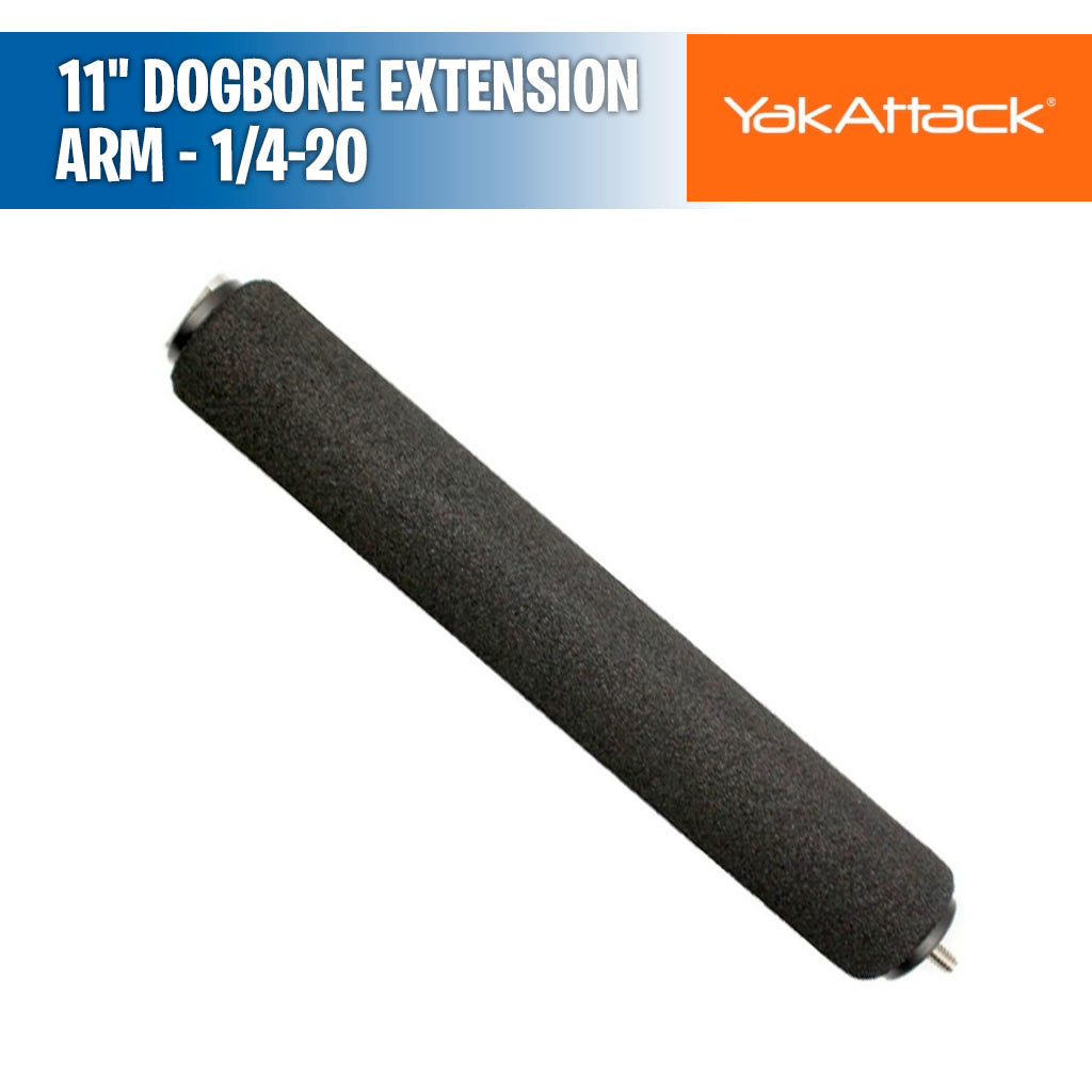 11" DogBone Extension Arm - 1/4-20  - YakAttack