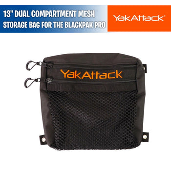 13" Dual Compartment Mesh Storage Bag for the BlackPak Pro - YakAttack