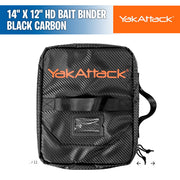 14" X 12" HD Bait Binder, Black Carbon - Yakattack