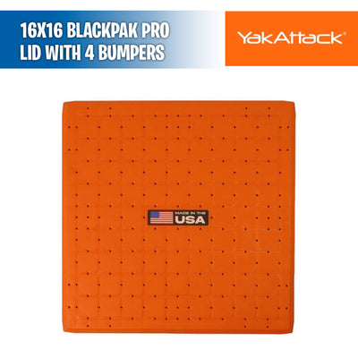 16x16 BlackPak Pro Lid with 4 Bumpers - YakAttack