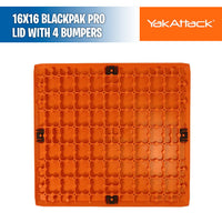 16x16 BlackPak Pro Lid with 4 Bumpers - YakAttack