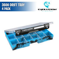 3600 Drift Tray 4pk - Evolution Fishing