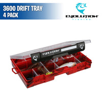 3600 Drift Tray 4pk - Evolution Fishing
