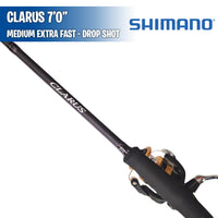 Clarus - Medium Extra Fast - 7'0'' - Drop Shot - Combo Spinning - Shimano