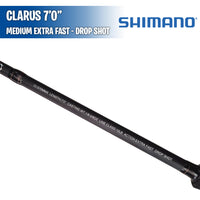 Clarus - Medium Extra Fast - 7'0'' - Drop Shot - Combo Spinning - Shimano
