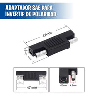 Adaptador SAE para invertir de polaridad
