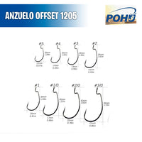 Anzuelo Finesse Offset 1205 - POHU