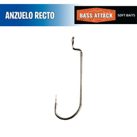 Anzuelo Recto - Bass Attack