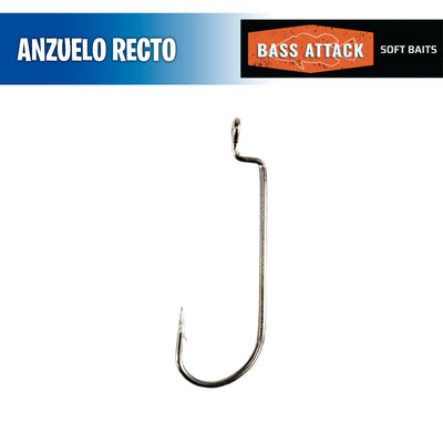 Anzuelo Recto - Bass Attack