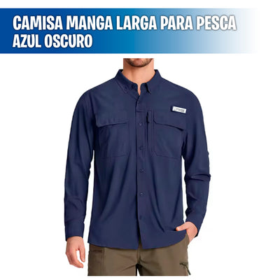 Camisa manga larga para pesca