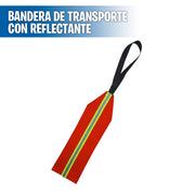 Bandera de transporte con reflectante