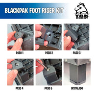 BlackPak Foot Riser Kit - Yak Hobby