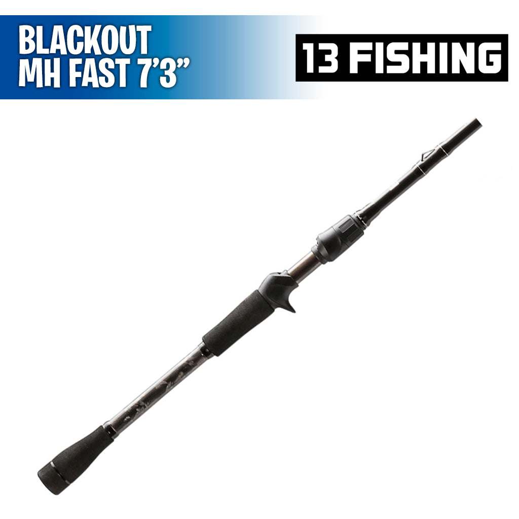 13 Fishing Omen Black Kayak Casting Rod - 7'3 MH