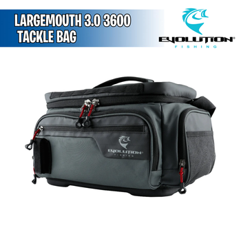 Largemouth 3.0 3600 Tackle Bag - Evolution Fishing