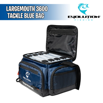 3600 Smallmouth Tackle Bag Blue - Evolution Outdoor
