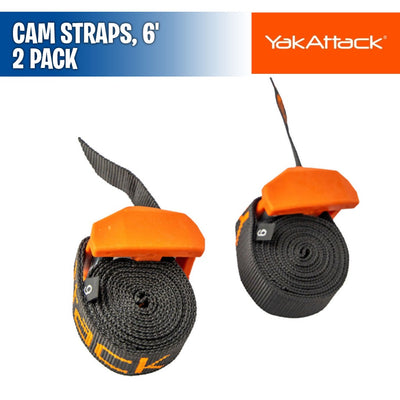 Cam Straps, 6', 2 Pack - YakAttack
