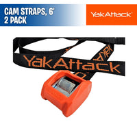 Cam Straps, 6', 2 Pack - YakAttack