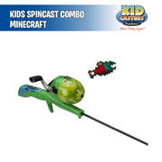 Minecraft Kit 2'6"  - Kids Fishing Combo Spincast - Nickelodeon