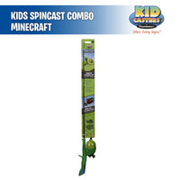 Minecraft Kit 2'6"  - Kids Fishing Combo Spincast - Nickelodeon