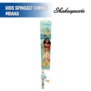 Moana Kit 2'6"  - Kids Fishing Combo Spincast - Shakespeare