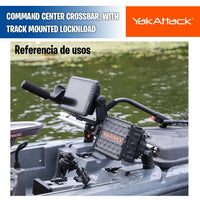 Command Center CrossBar, with Track Mounted LockNLoad Mounting System - YakAttack