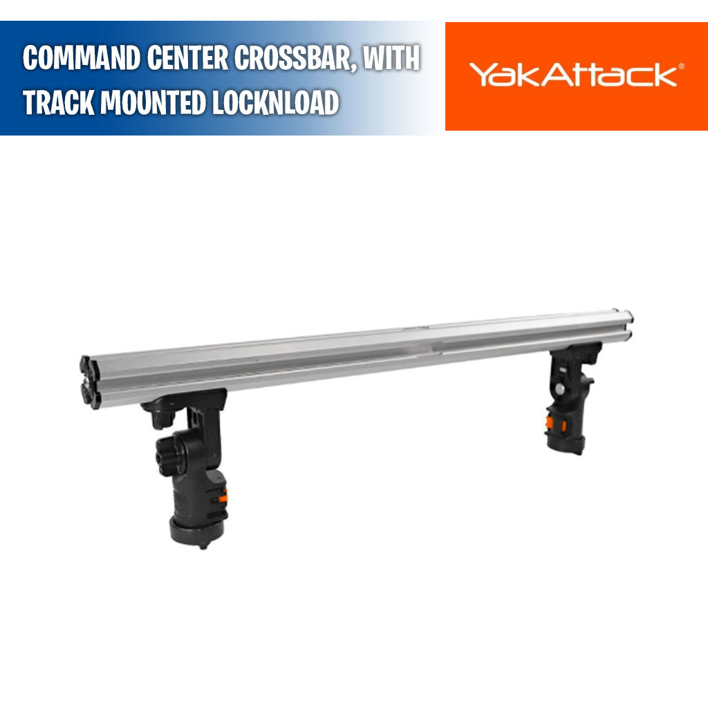 Command Center CrossBar, with Track Mounted LockNLoad Mounting System - YakAttack