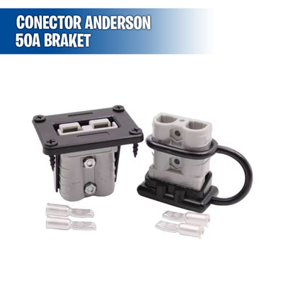 Conector Anderson 50A Braket
