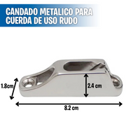 Candado metalico para cuerda de uso rudo (6mm en adelante)
