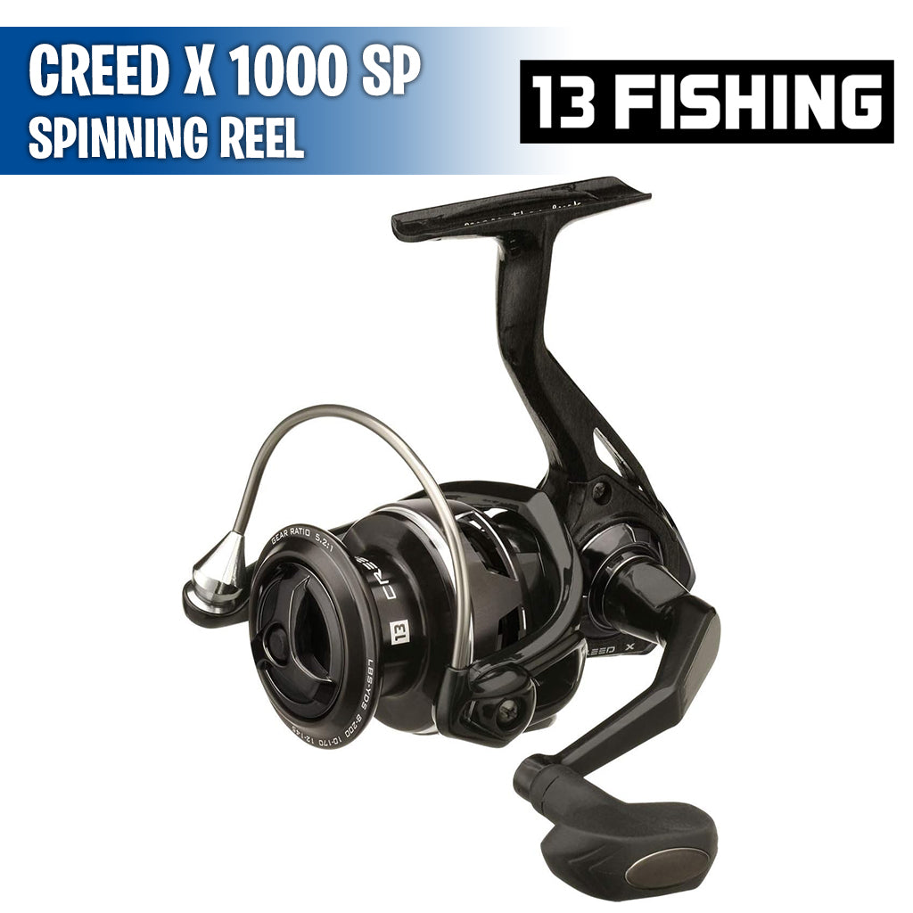 Creed X 1000 SP - 5.2:1 - Spinning Reel - 13 Fishing Creed X 1000 SP - 5.2:1 - Spinning Reel - 13 Fishing
