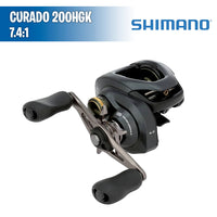 Carrete Curado 200HGK - Baitcasting reel - 7.4:1 - Shimano