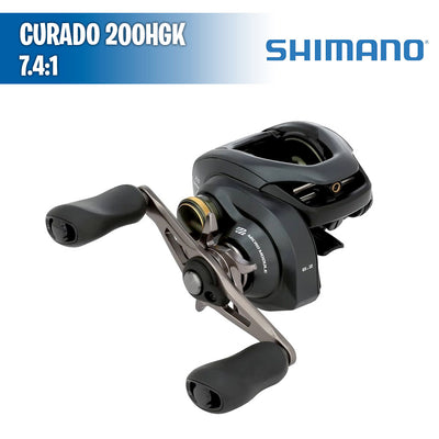 Carrete Curado 200HGK - Baitcasting reel - 7.4:1 - Shimano