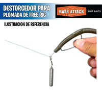 Destorcedor para plomada free rig