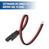 Extensión de conector rápido SAE 14 AWG