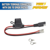 12" Battery Terminal Connector with SAE to Spade Pigtail - Yak Power