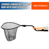 Leverage Landing Net, 20'' x 21'' Hoop with Foam Extension - YakAttack