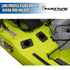 Low Profile Flush Mount Kayak Rod Holder - Native Watercraft