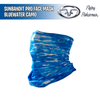 SunBandit Pro Face Mask - BlueWater Camo - Flying Fisherman