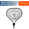 Leverage Landing Net, 20'' x 21'' Hoop with Foam Extension - YakAttack