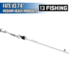 Fate V3 - Medium Heavy Moderate - 7'4" - Caña Casting - 13 Fishing