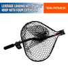 Leverage Landing Net, 20'' x 21'' Hoop with Foam Extension - YakAttack