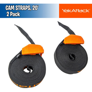 Cam Straps, 20', 2 Pack - YakAttack