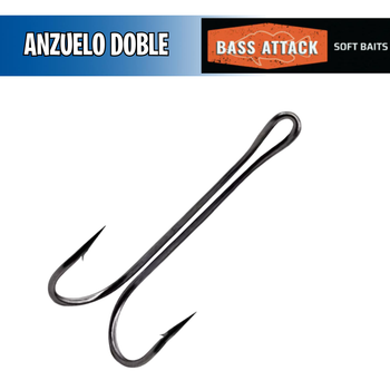 Anzuelo Doble - Bass Attack