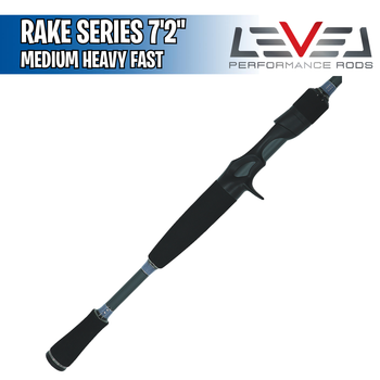 Rake Series - Medium Heavy Fast -Caña Casting - 7'2" - Level