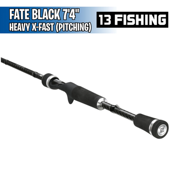 Fate Black - Heavy X-Fast - 7'4'' - Pitching - Caña Casting - 13 Fishing