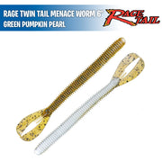 Rage Twin Tail Menace Worm 6" - Rage Tail
