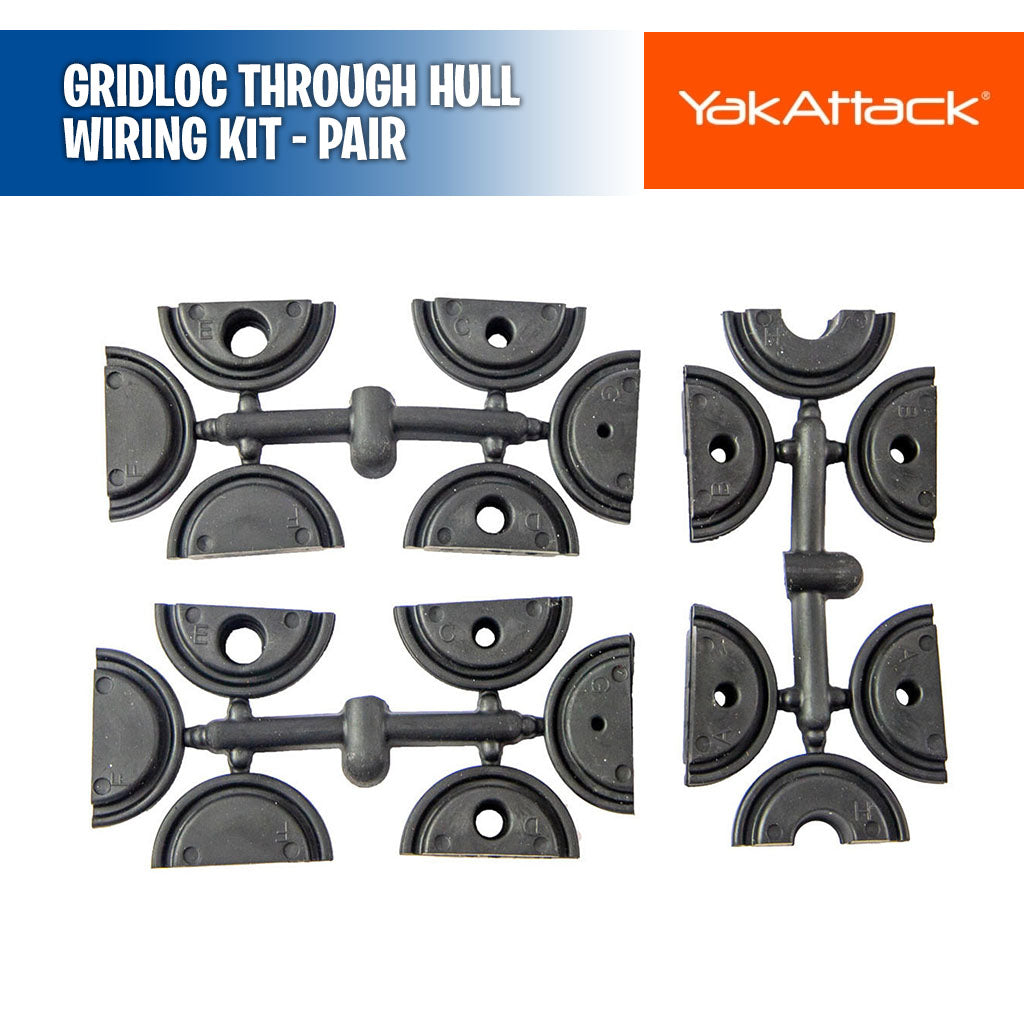 GridLoc Through Hull Wiring Kit - Pair - YakAttack | Fishing Depot.mx